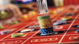 Live dealer blackjack table with multiple camera angles